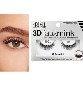 Ardell 3D Faux Mink Eyelashes Number 858 Set of 4